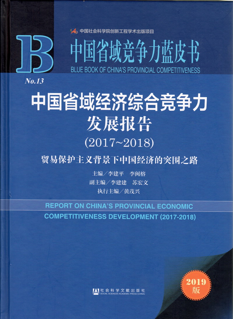 靠屄女人中国省域经济综合竞争力发展报告（2017-2018）